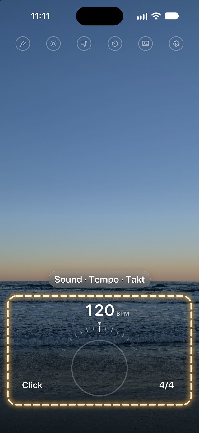 Sound, Tempo und Takt im Griff.