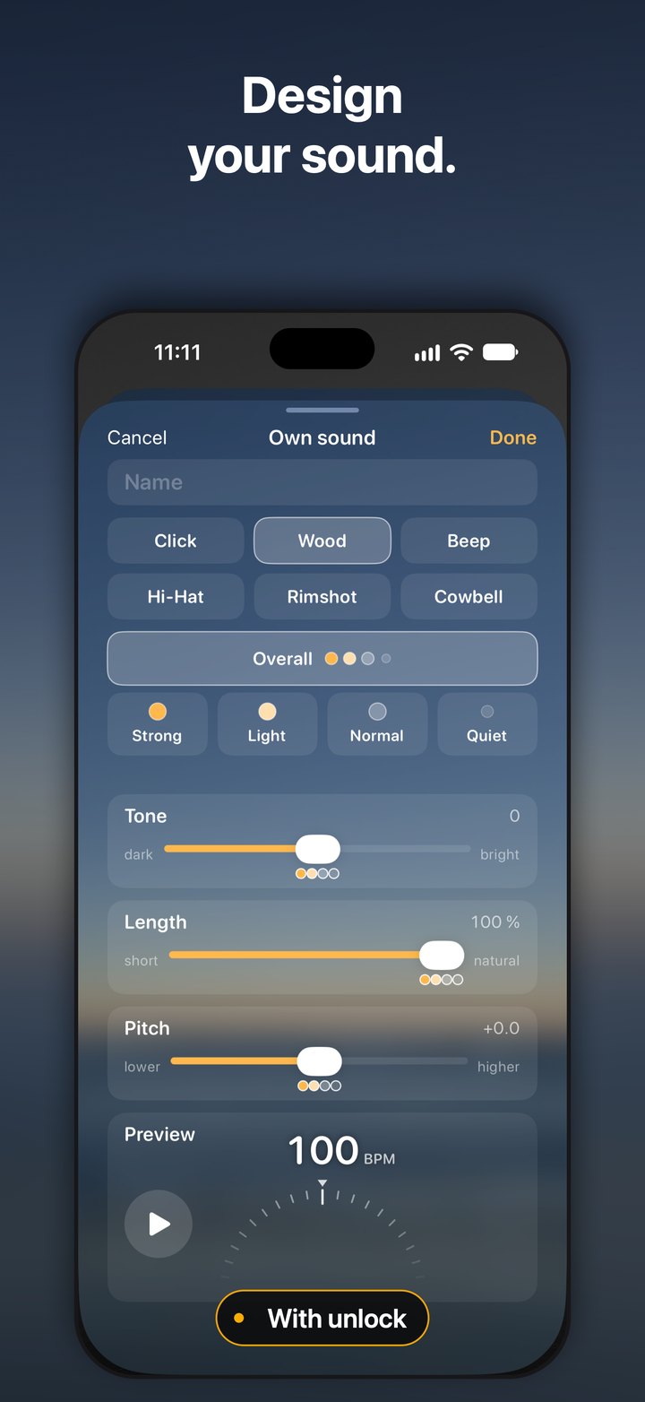 Design your sound